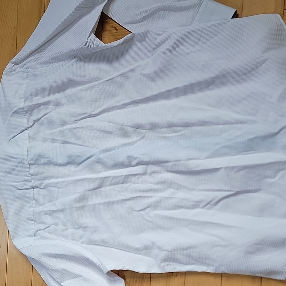 Stone rose white waffle knit dress shirt xl - Picture 6 of 6